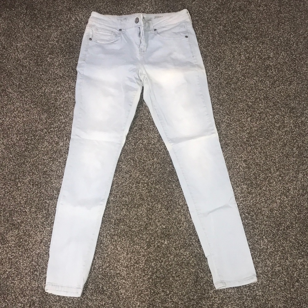 Light washed jeggings